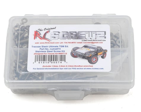 RC Screwz Traxxas Slash Ultimate TSM Stainless Screw Kit