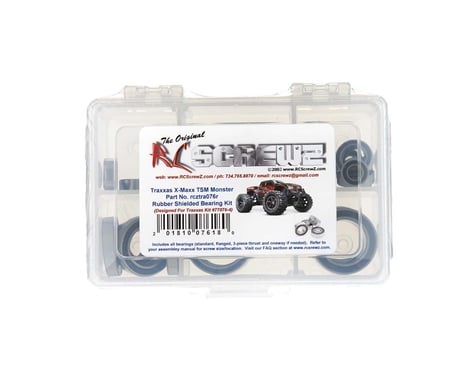 RC Screwz Rbbr Shld Brng Kit X-Maxx 4x4 TSM Ed. (77076-4)