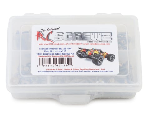 RC Screwz Stainless Steel Screw Kit for Traxxas Rustler BL-2S 4x4