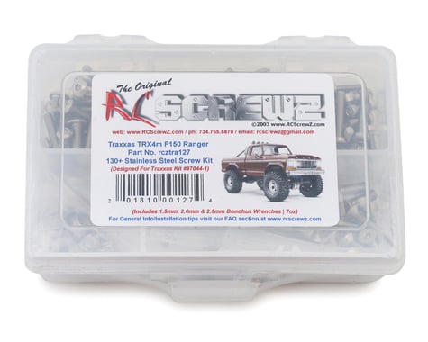 RC Screwz Stainless Steel Screw Kit for Traxxas® TRX-4M® 1/18 F-150® Ranger®