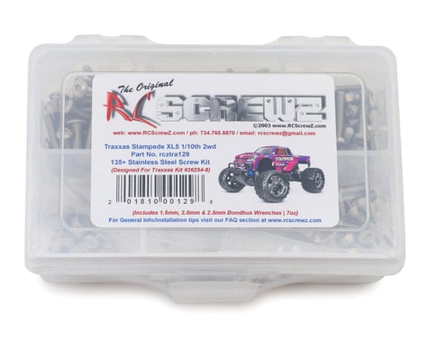 RC Screwz Stainless Steel Screw Kit for Traxxas® Stampede® XL-5 1/10 2WD