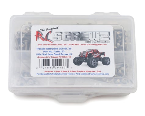 RC Screwz Stainless Steel Screw Kit for Traxxas® Stampede® BL-2s™ 1/10 2WD