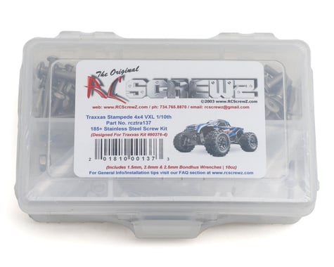 RC Screwz Stainless Steel Screw Kit for Traxxas® Stampede® 1/10 4x4 VXL