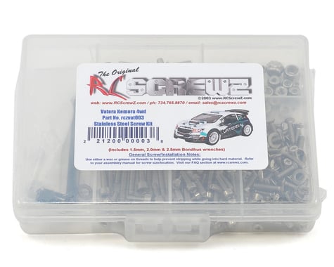 RC Screwz Vaterra Kemora Stainless Steel Screw Kit