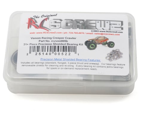 RC Screwz Venom Racing Creeper Crawler Precision Metal Shielded Bearing Kit