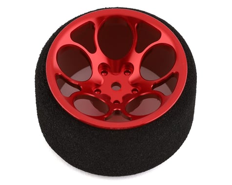 R-Design Sanwa M17/MT-44 Ultrawide 5 Hole Transmitter Steering Wheel (Red)