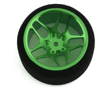 R-Design Futaba 10PX/7PX/4PX 10 Spoke Ultrawide Steering Wheel (Green)