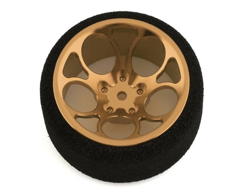 R-Design Futaba 10PX/7PX/4PX 5 Hole Ultrawide Steering Wheel (Gold)