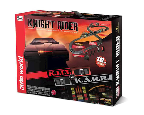 Round 2 AW 16' Knight Rider Slot Car Race Set