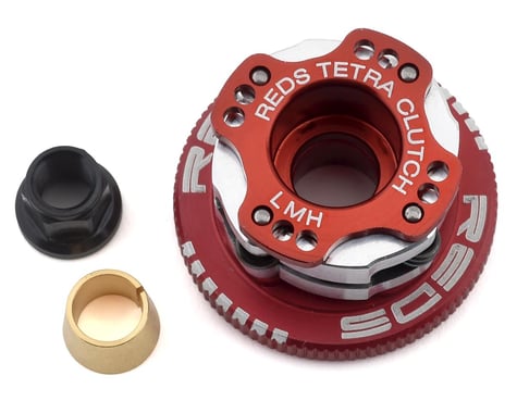 REDS 34mm Off-Road "Tetra" V2.1 Adjustable 4-Shoe Clutch System (Red)