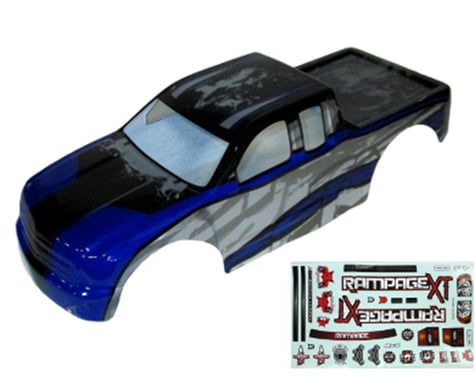 Redcat Rampage MT Pre-Painted Monster Truck Body (Blue/Silver)