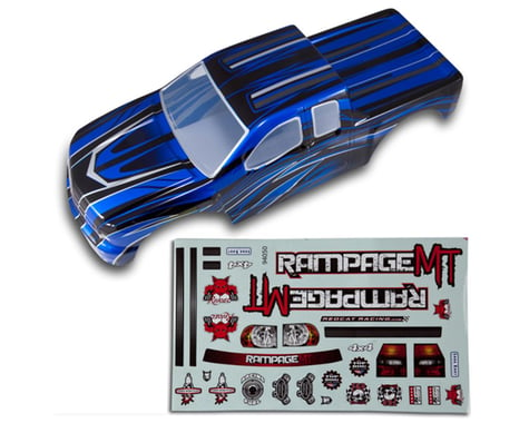 Redcat Rampage MT/XT Pre-Painted Monster Truck Body (Blue/Black)