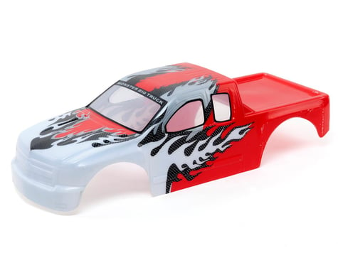 Redcat Rampage MT Pre-Painted Monster Truck Body (Red/White)