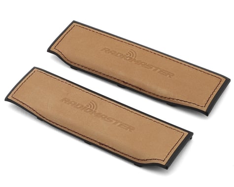 RadioMaster TX16S MKII Leather Side Grips (Light Brown) (2)