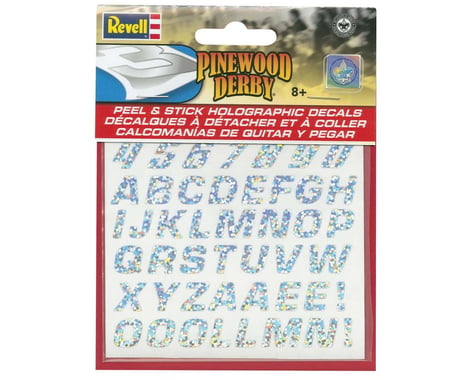 Revell Germany Peel & Stick Holographic Decal Numbers/Letters