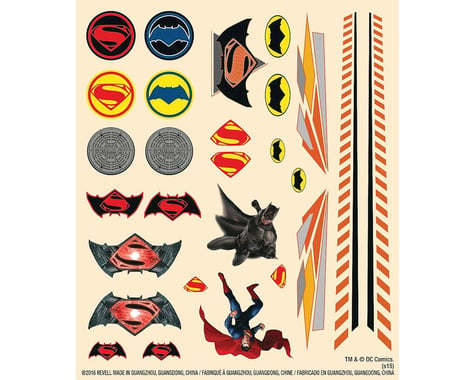 Revell Germany Batman Dawn of Justice Peel/Stick Decal Sheet