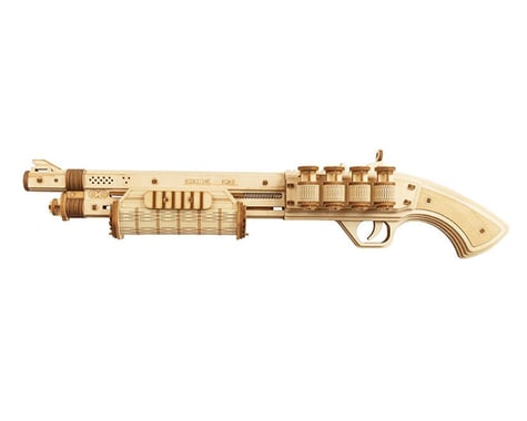 Robotime ROKR Justice Guard Gun Terminator M870 3D Wooden Kit