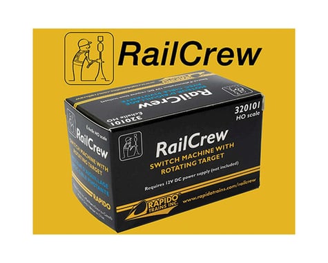 Rapido Trains RailCrew Switch Machine w/Operating Switch Stand
