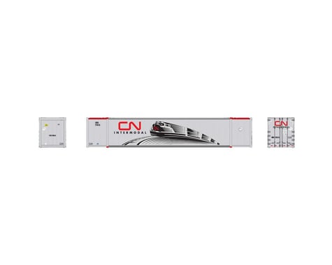 Rapido Trains HO 53'High Cube Container, CNRU/CN/Intermodal (2)