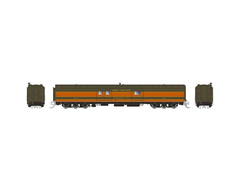 Rapido Trains N 73'6" Baggage Car w/6-Wheel Trucks, GN #201