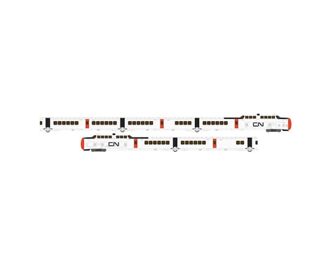 Rapido Trains N TurboTrain w DCC & Sound Set CN (5)