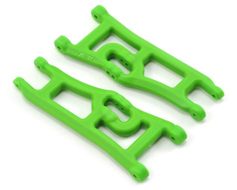 RPM Wide Front A-Arms for Traxxas Rustler/Stampede (Green) (2)