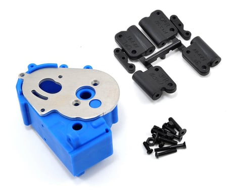 RPM Hybrid Gearbox Housing & Rear Mount Kit for Traxxas 2WD (Blue)