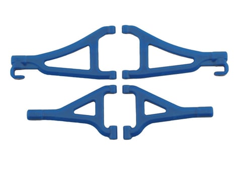 RPM Front Upper & Lower A-Arms for Traxxas 1/16 Revo (Blue)