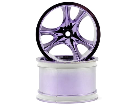 RPM Monster Clawz Monster Truck Wheel (2) (Standard Offset) (Purple Chrome)