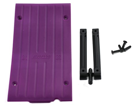 RPM Savage-X Center Skid Plate (Purple)
