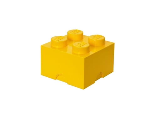 Room Copenhagen LEGO Storage Brick (Yellow)(4 Knob)