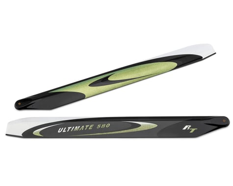 RotorTech 580mm "Ultimate" Flybarless Main Blade Set (Green)