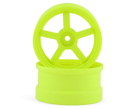 Reve D DP5 Drift Wheel w/12mm Hex (Yellow) (2) (6mm Offset)