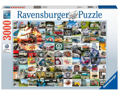 SCRATCH & DENT: Ravensburger VW Campervan Moments Jigsaw Puzzle (3000pcs)