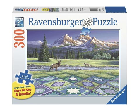 Ravensburger Mountain Quiltscape Jigsaw Puzzle (300pcs)