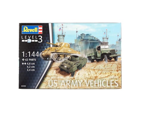 Revell Germany 1/144 Us Army Vehichles Wwii