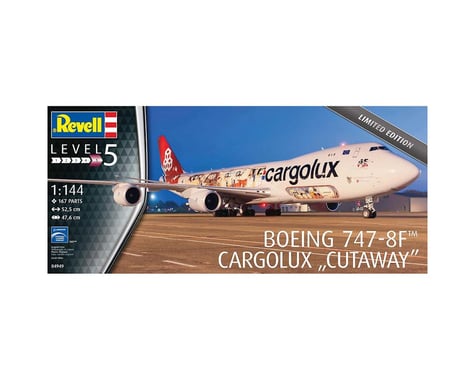 Revell Germany 04949 1/144 Boeing 747-8F Cargolux Cutaway Ltd. Ed.