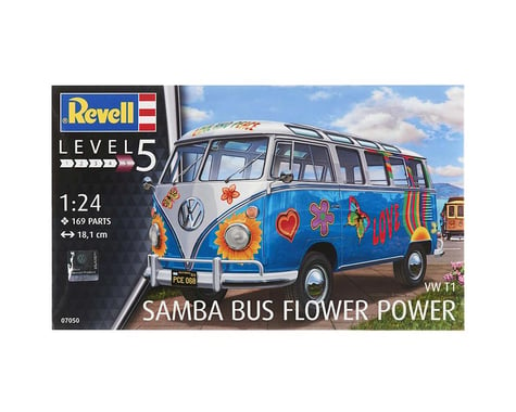Revell Germany 07050 1/24 VW T1 Samba Bus Flower Power