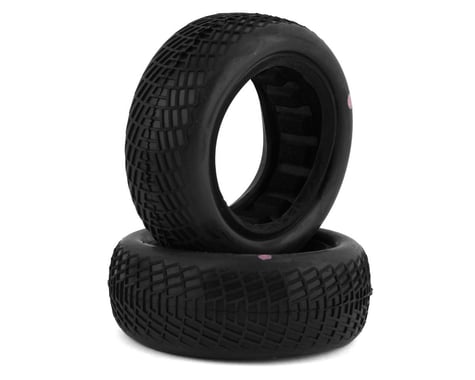 Raw Speed RC Radar 2.2" 1/10 2WD Front Buggy Tires (2) (Gumball (Pink))