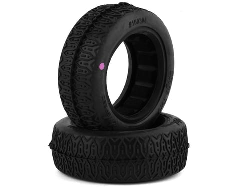 Raw Speed RC Stage Two 2.2" 1/10 2WD Front Buggy Tires (2) (Gumball (Pink))
