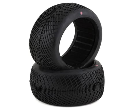 Raw Speed RC Radar 1/8 Off-Road Truggy Tires (2) (Gumball (Pink))
