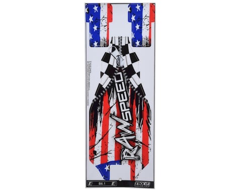 Raw Speed RC B6.1/B6.1D Chassis Protector (Flag)