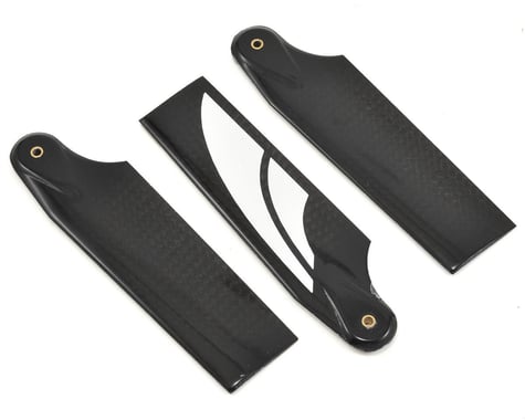 SAB Goblin 105mm Carbon Fiber Tail Blade Set (White) (3) (3-Blade / Kyle Stacy Edition)