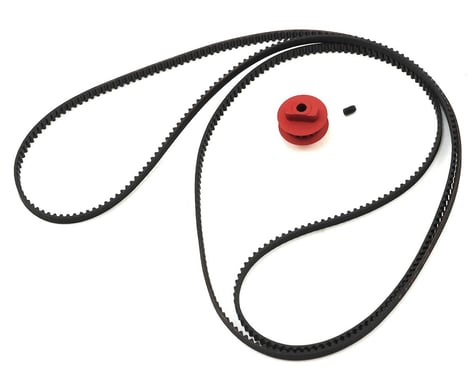SAB Goblin Aluminum 18T Tail Pulley (Red)