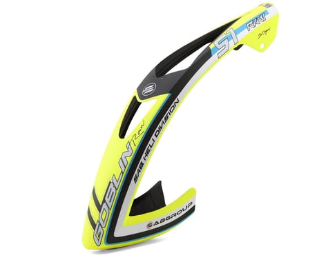 SAB Goblin Carbon Fiber Canopy (Yellow) (ilGoblin Raw 700)