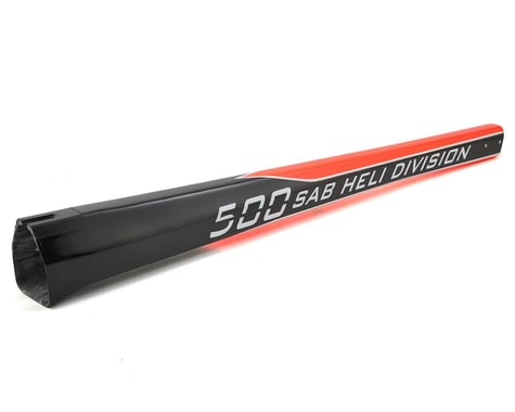 SAB Goblin Goblin 500 Carbon Fiber Tail Boom (Red/Carbon)