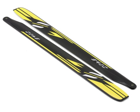 SAB Goblin 420mm "S-Line" Carbon Fiber Main Blade Set (Yellow)