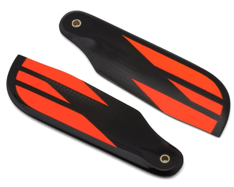 SAB Goblin 72mm Carbon Fiber Tail Blade Set (Orange)