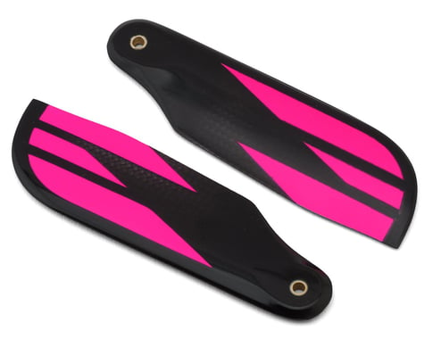 SAB Goblin 72mm Carbon Fiber Tail Blade Set (Pink)