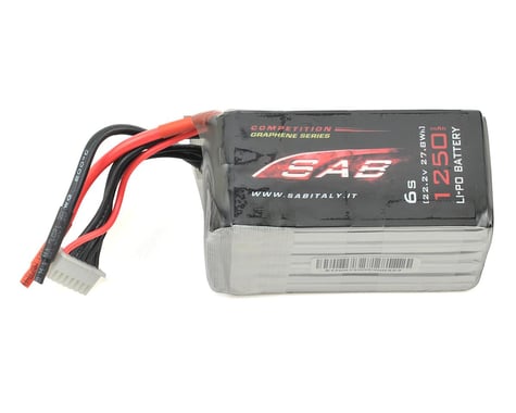 SAB Goblin 6s "Graphene Series" LiPo Battery Pack 50C (22.2V/1250mAh)